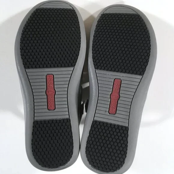 Orthofeet Maui Fisherman Sandals Womens Size 9.5 D Wide Gray 802 - Picture 7 of 9